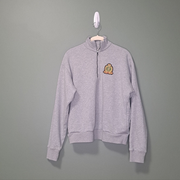 Favorite Daughter Coaches Half Zip Grey XS - Picture 4 of 9